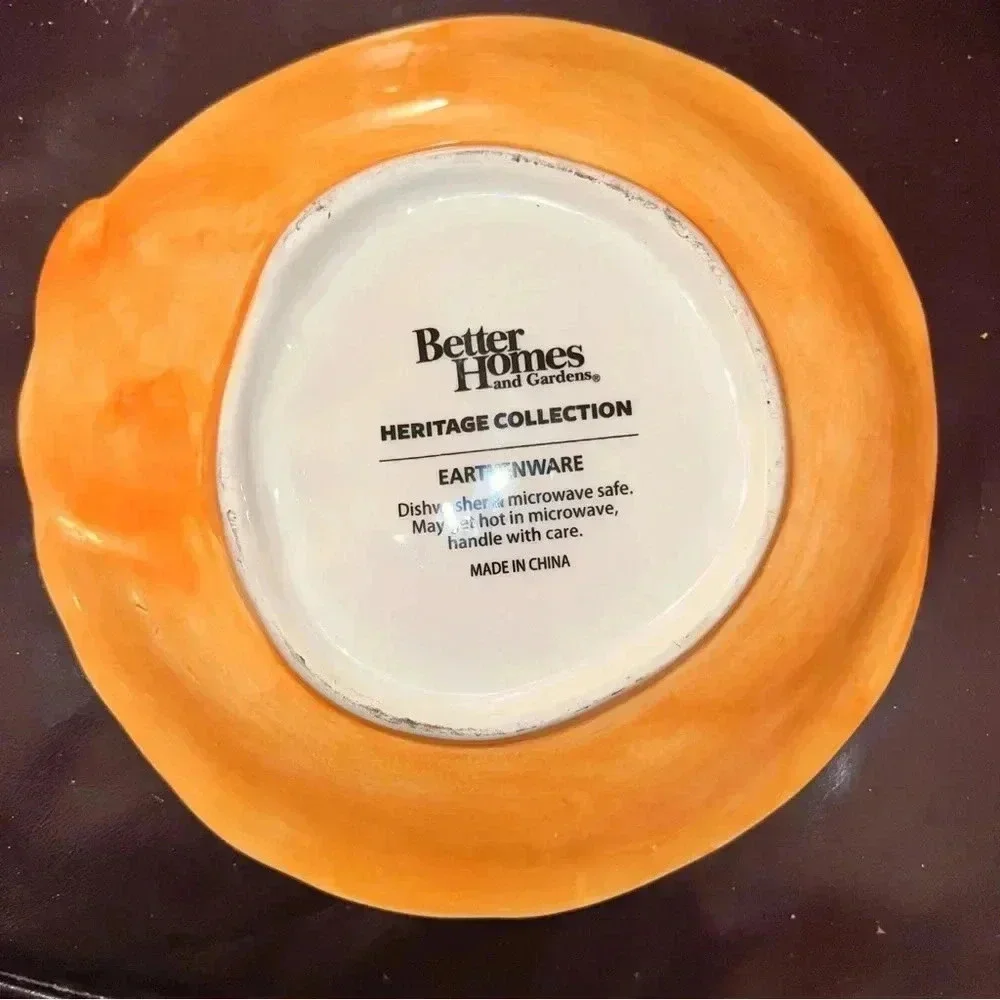 Better Homes and Gardens Heritage Collection Earthenware Fox Plate 8” Plate SALE